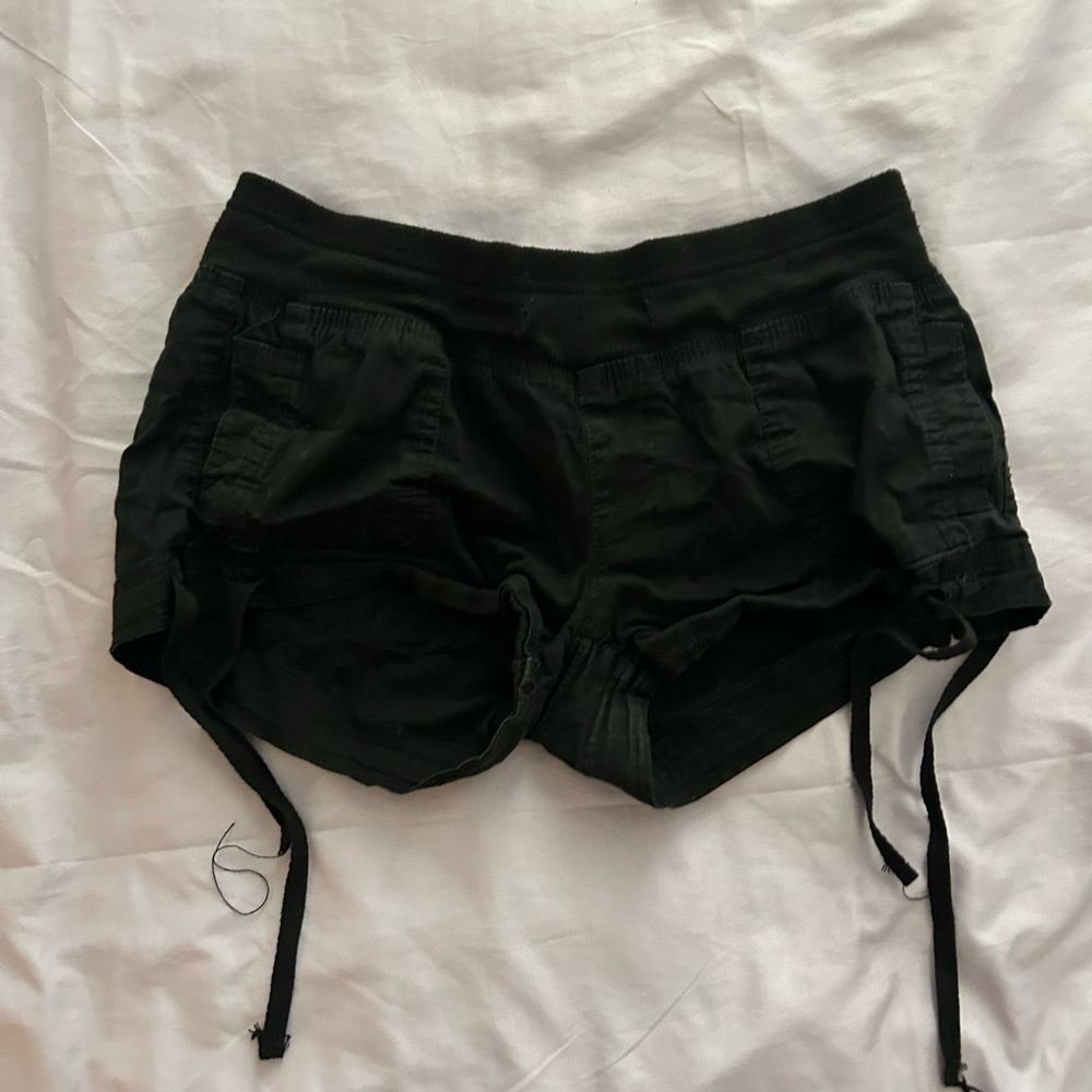 Black short shorts